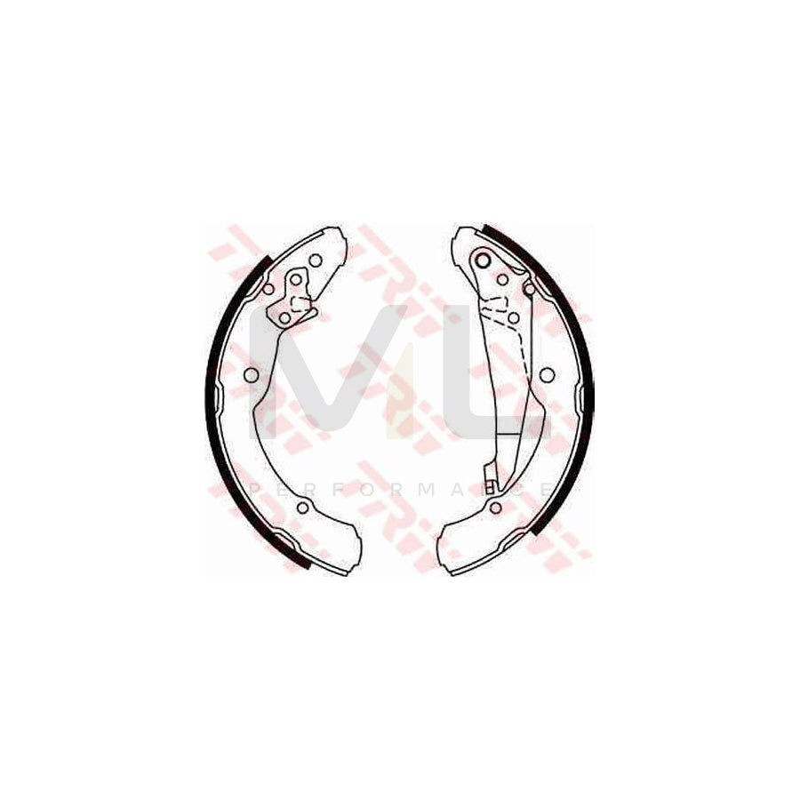 TRW GS8639 Brake Shoe Set | Performance Parts Direct Car Parts