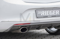 Rieger 00099272 Opel Astra J Rear Diffuser for Sport Tailpipe Left & Right - Carbon-Look