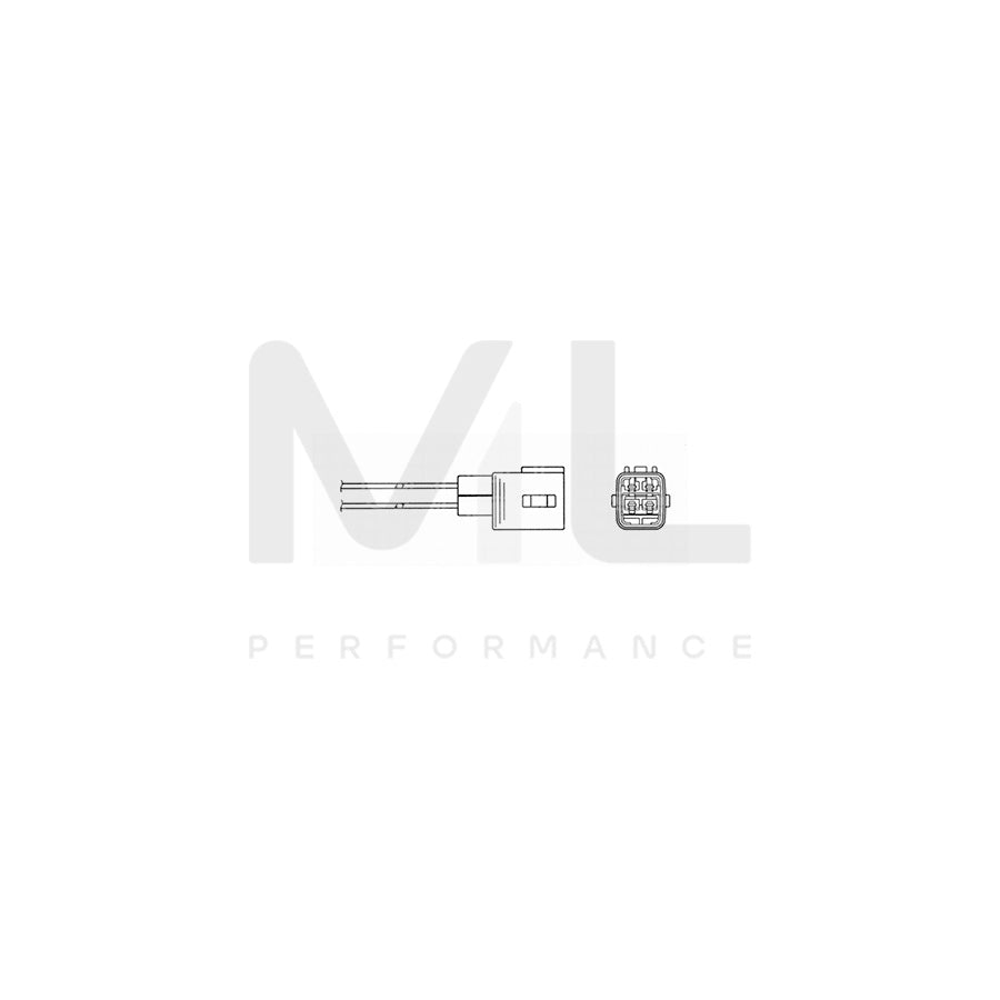 NTK Lambda Sensor / O2 Sensor (NGK 4376) - OZA669-EE27