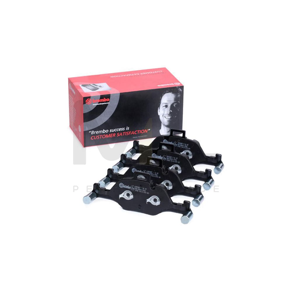 Brembo P 06 107 Brake Pad Set Prepared For Wear Indicator, With Counterweights