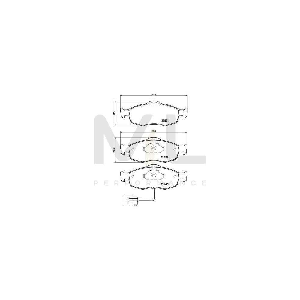 Brembo P 24 034 Brake Pad Set