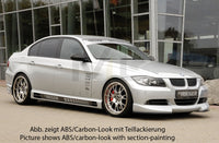 Rieger BMW 3 Series E90 E91 Left & Right Side Skirts - Carbon-Look
