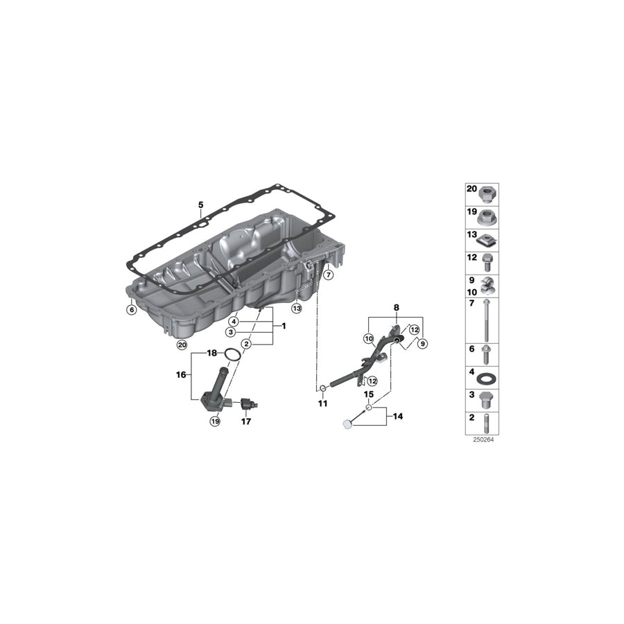 Genuine BMW 11437805406 E92 E91 Dipstick (Inc. 535dX, 740dX & 530dX)