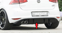 Rieger 00088028 VW Mk7 Golf GTD Rear Diffuser