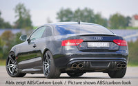 Rieger 00055413 Audi B8 B81 Rear Diffuser for Sport Tailpipe Left & Right (A5 & S5) -  Matte Black
