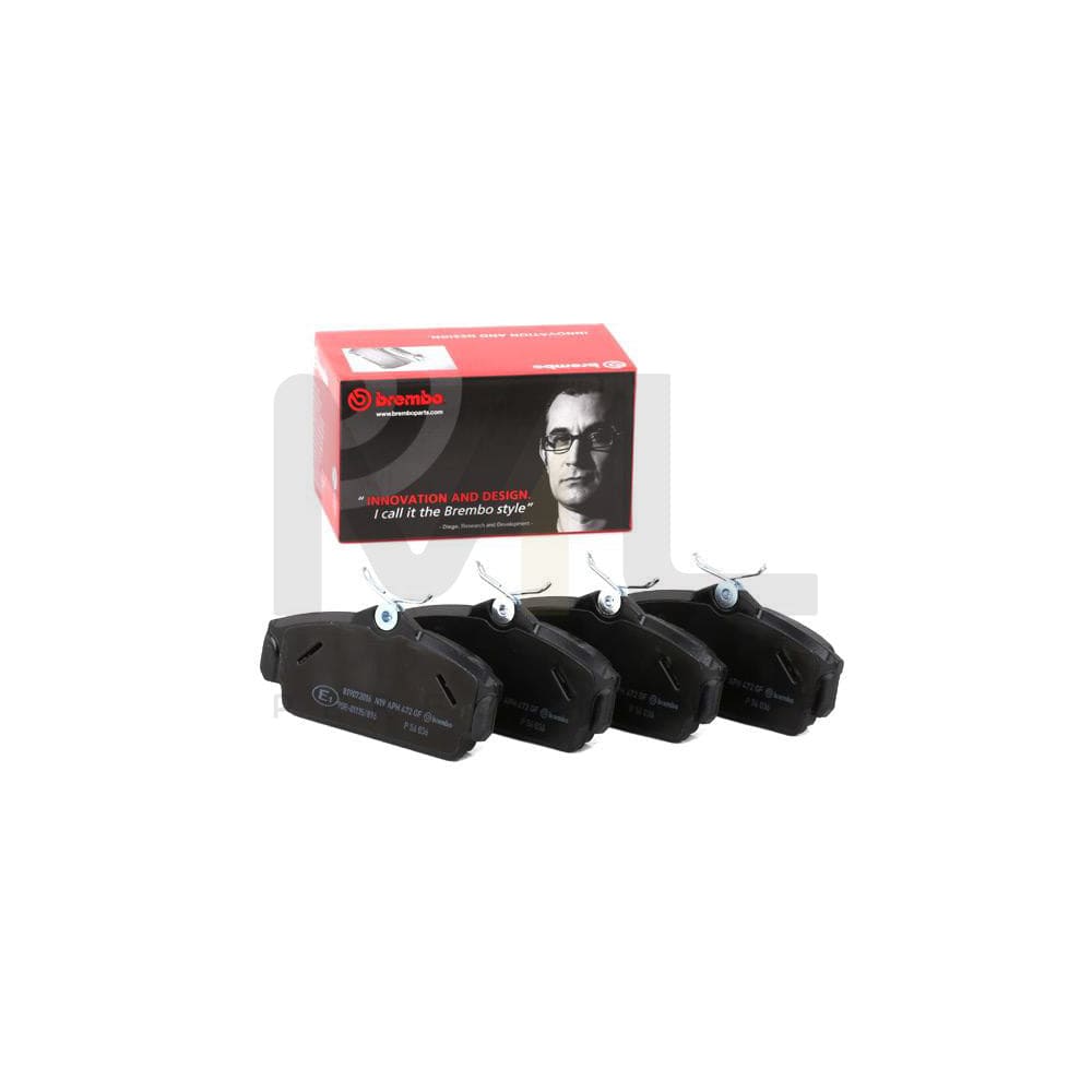 Brembo P 56 036 Brake Pad Set Excl. Wear Warning Contact