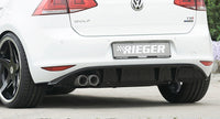 Rieger 00088028 VW Mk7 Golf GTD Rear Diffuser