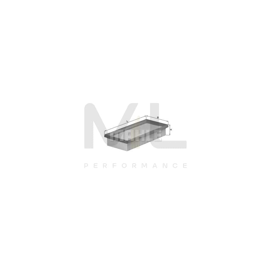 MAHLE ORIGINAL LX 589 Air Filter Filter Insert | Performance Parts DirectCar Parts