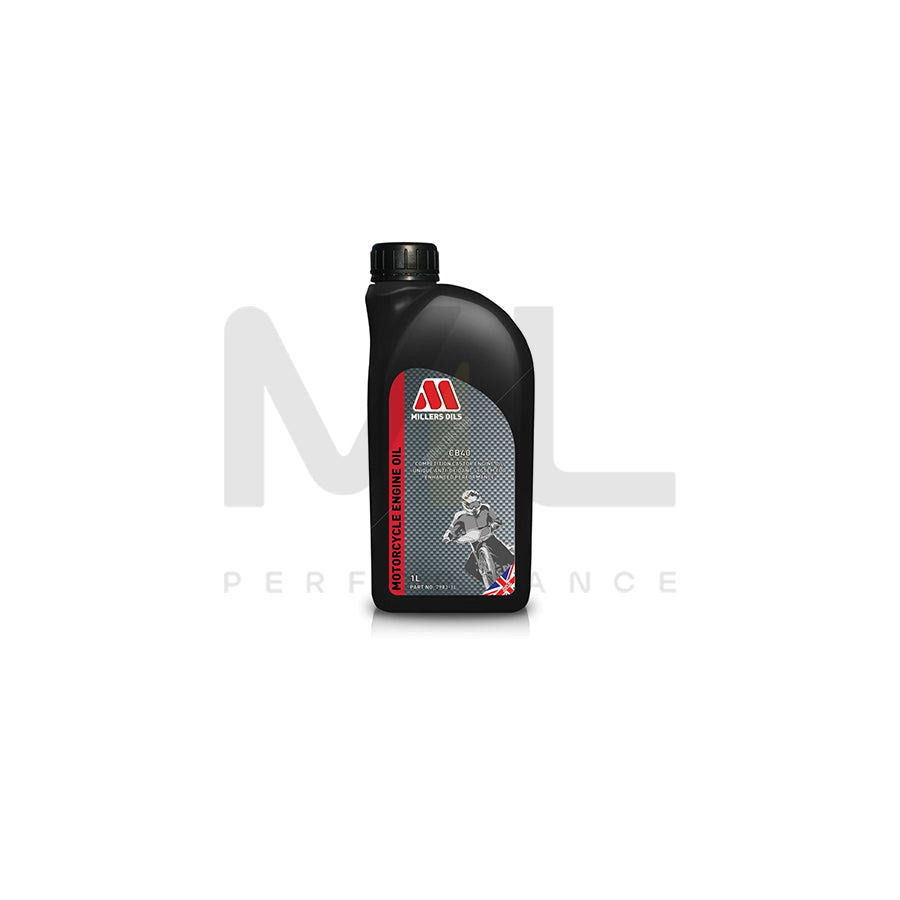 Millers Oils 7983JMT Motorsport CB40 SAE 40 Competition Castor Based Engine Oil 1l