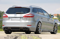Rieger 00099111 Ford BA7 Mondeo Rear Diffuser for Twin Tailpipe Left & Right - Carbon-Look