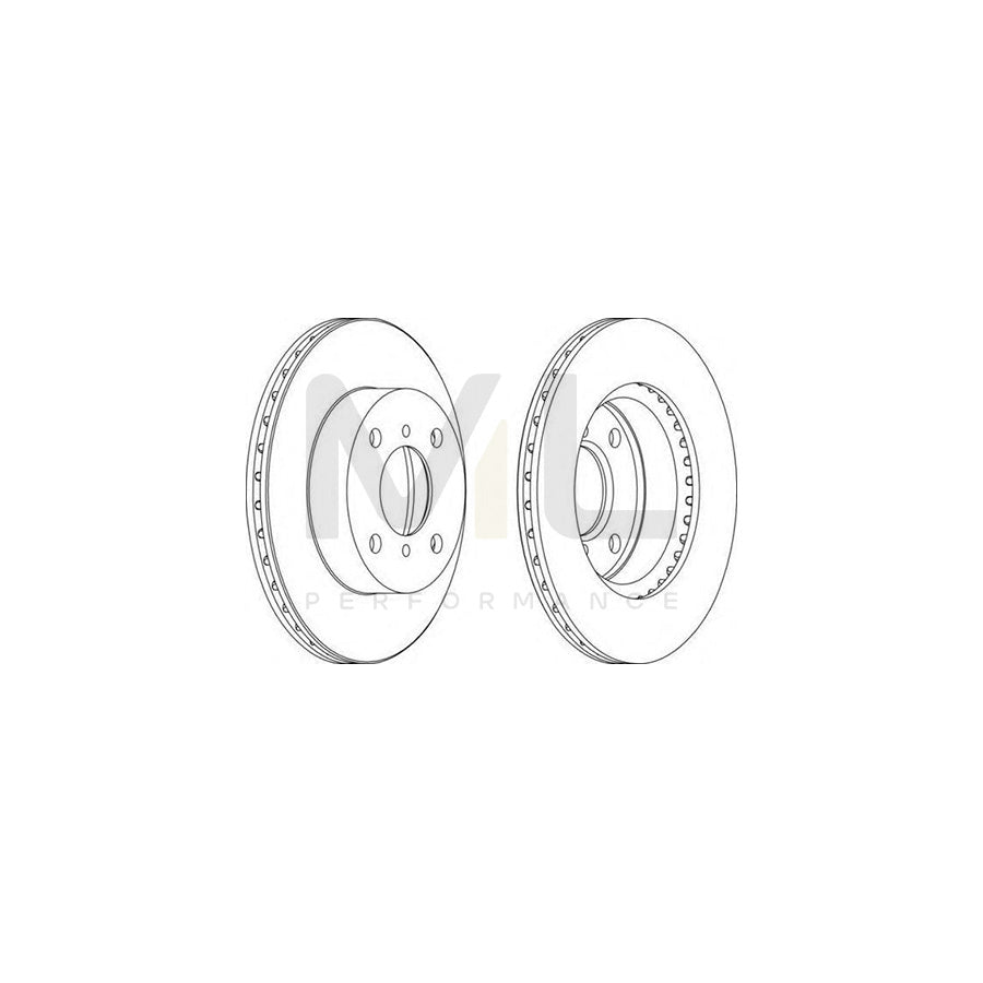 FERODO DDF1117-1 Brake Disc Vented | Performance Parts Direct Car Parts