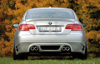 Rieger 00053437 BMW 3 Series E92 E93 Rear Diffuser for Twin Tailpipe Left & Right -  Matte Black