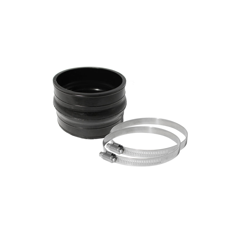 aFe 59-00001 (4-1/4 IN ID x 3 IN L) Straight Coupler w/ Hump - Black Replacement Coupling Kit