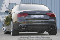 Rieger 00055470 Audi B8 B81 Rear Diffuser (A5 & S5) -  Matte Black