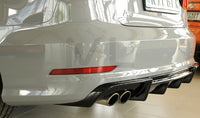 Rieger 00088157 Audi 8V A3 Rear Diffuser for Twin Tailpipe Left - Glossy Black