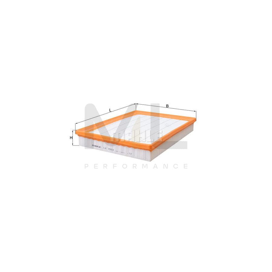 MAHLE ORIGINAL LX 1503 Air Filter Filter Insert | Performance Parts DirectCar Parts