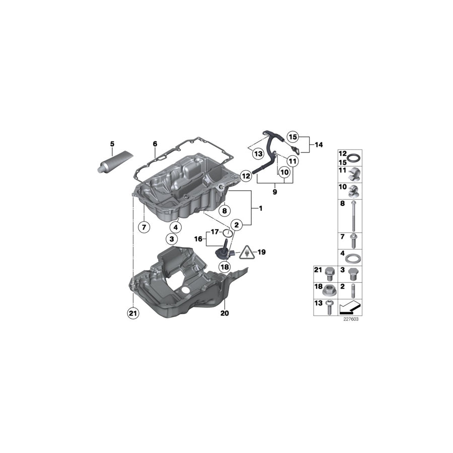 Genuine BMW 11437810492 F15 F07 F31 Guide Tube (Inc. 525dX, 320xd & 320d ed)
