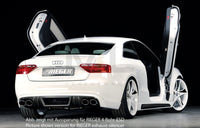 Rieger 00099075 Audi B8 B81 A5 Rear Diffuser for Original Tailpipe Left & RIght - Carbon-Look
