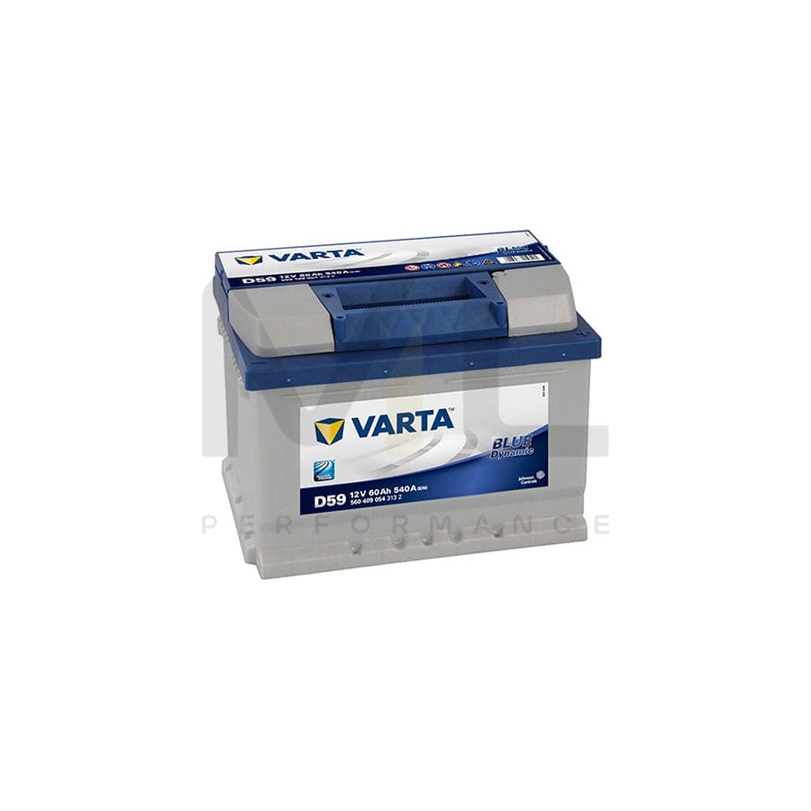 Varta Blue 075 Car Battery - 4 Year Guarantee D59