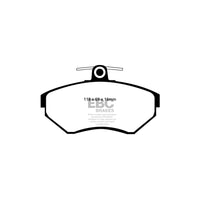 EBC PLK1258 VW Mk4 Yellowstuff Pads and Brake Line Performance Pack - Girling/TRW Caliper