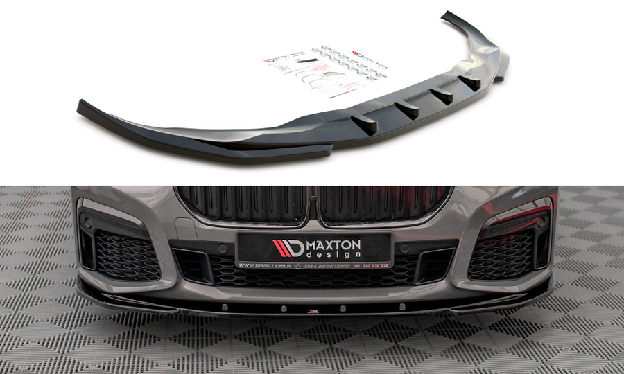 Maxton Design BMW Series 7 G11 M-Pack Facelift Front Splitter V.1