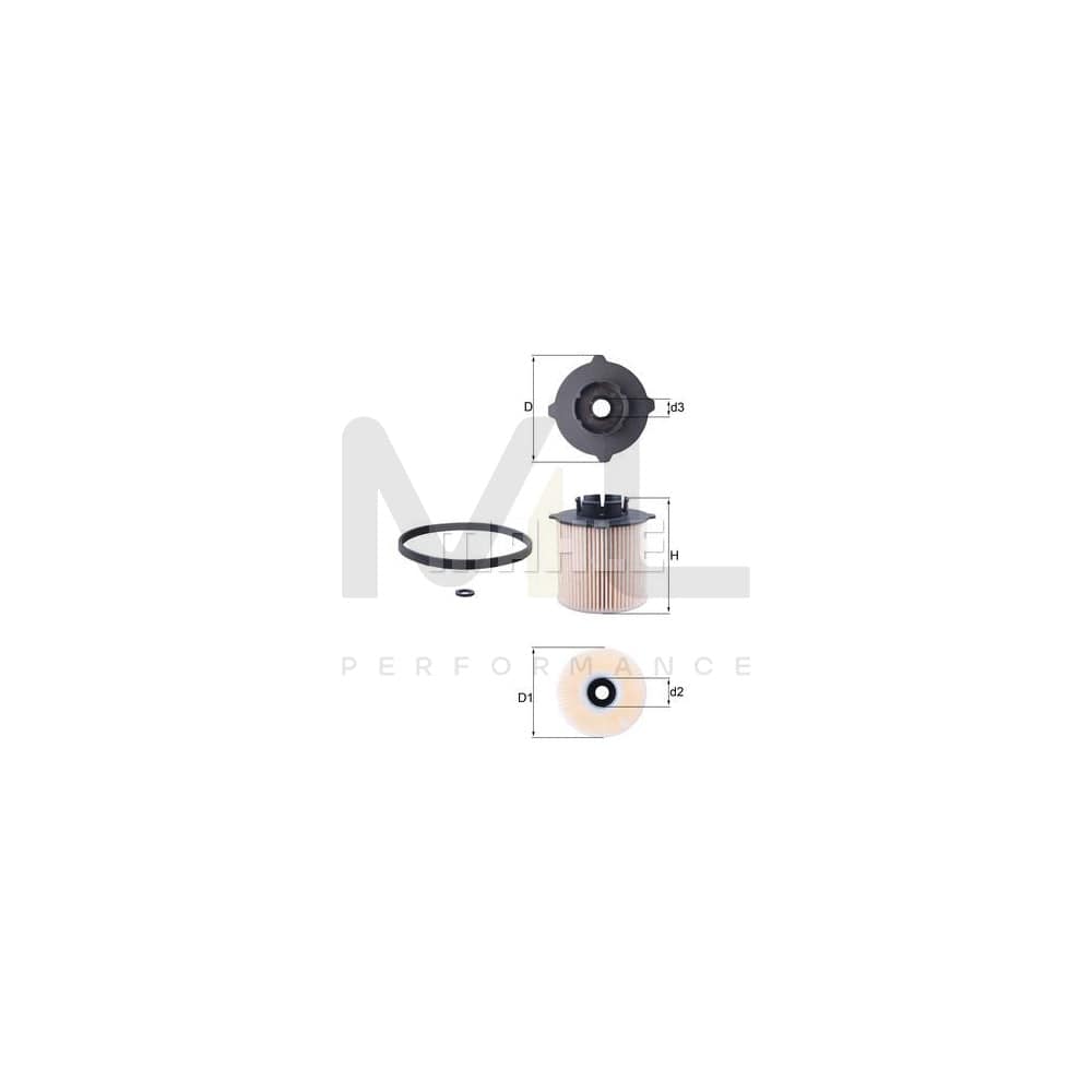 MAHLE ORIGINAL KX 265D Fuel filter Filter Insert | Performance Parts DirectCar Parts