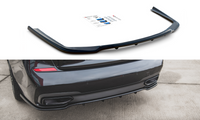Maxton Design BM-7-11-MPACK-RD2T+RD3T Central Rear Splitter (with vertical bars) BMW Series 7 G11 M-Pack |