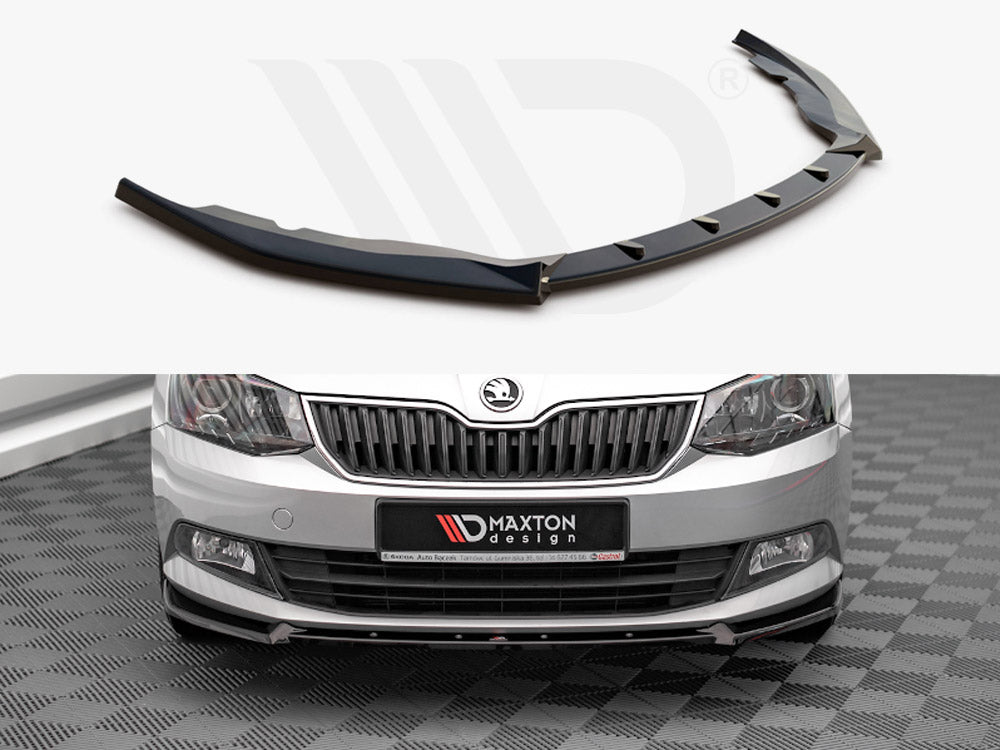 Maxton Design Skoda Fabia MK3 (2014-2019) Front Splitter V.1