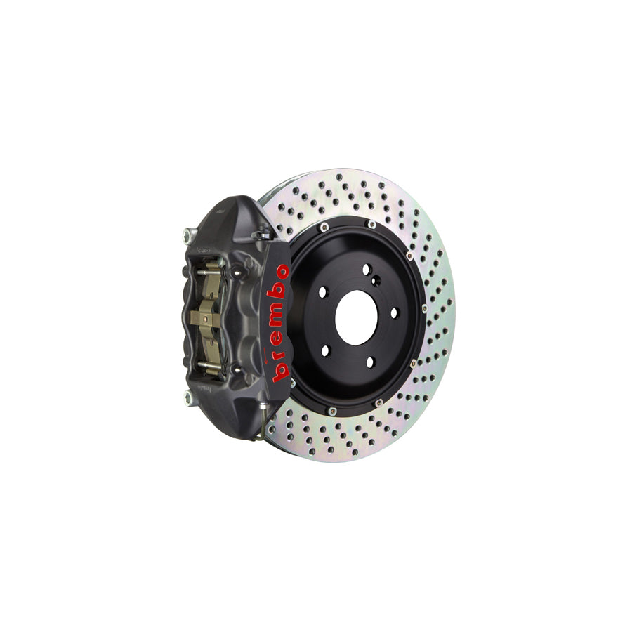 Brembo 2P1.9019AS Maserati Rear GT-S 4-Pistons Drilled 2-piece Big Brake Kit 380x28mm (Inc. Gransport, Spyder)