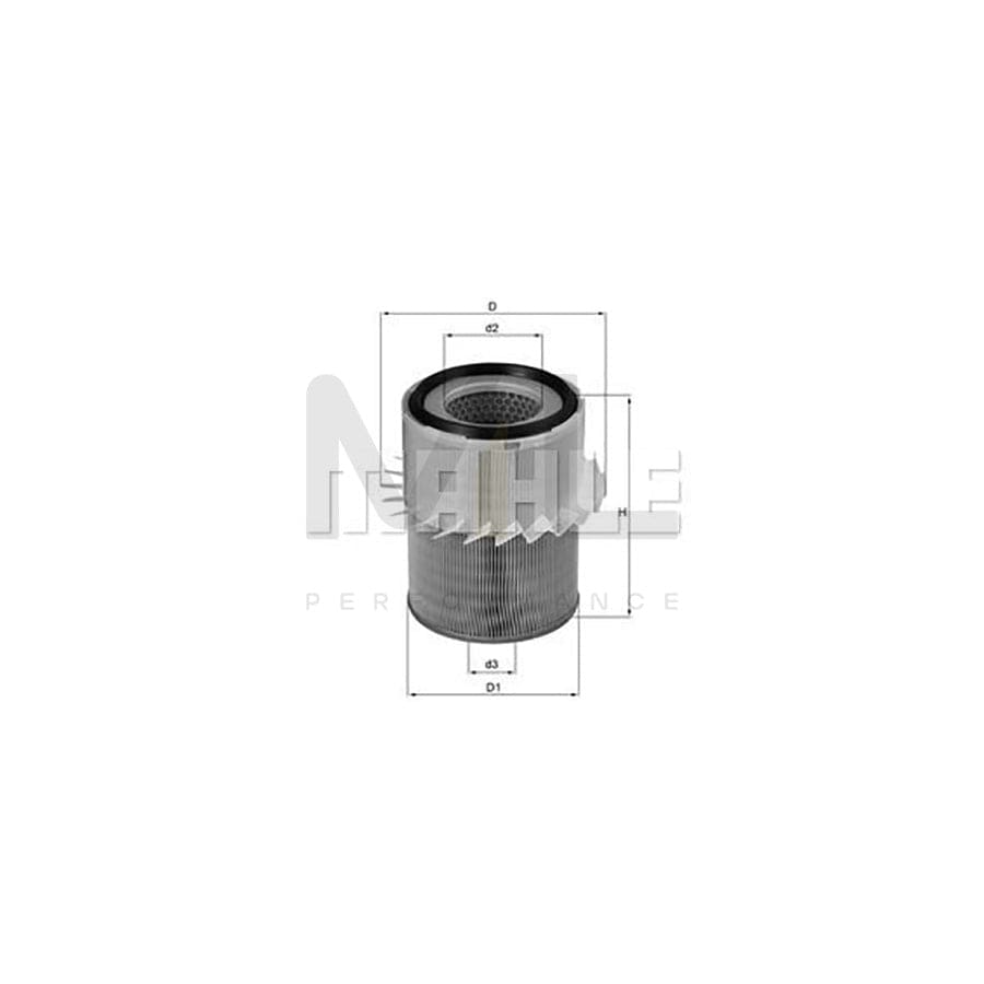 MAHLE ORIGINAL LX 878 Air Filter Filter Insert | Performance Parts DirectCar Parts
