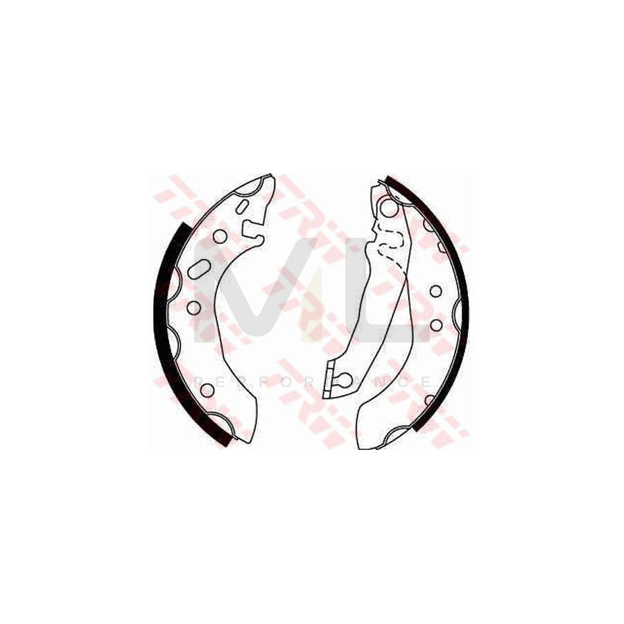 TRW GS6253 Brake Shoe Set | Performance Parts Direct Car Parts
