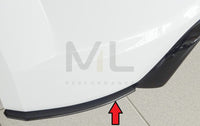 Rieger Audi 8J-FV 8S Left & Right Rear Side Splitters (TT & TTS)