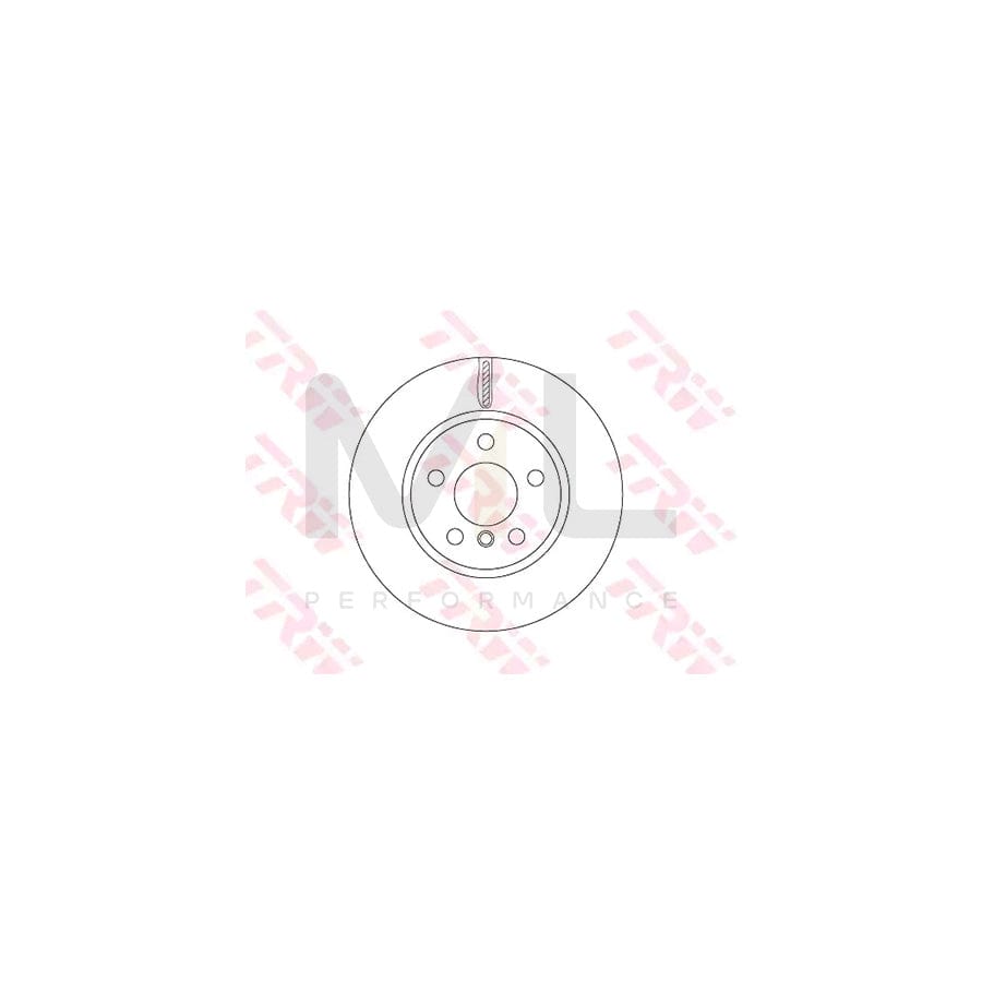 TRW DF6757 Brake Disc Vented, Painted | Performance Parts Direct Car Parts