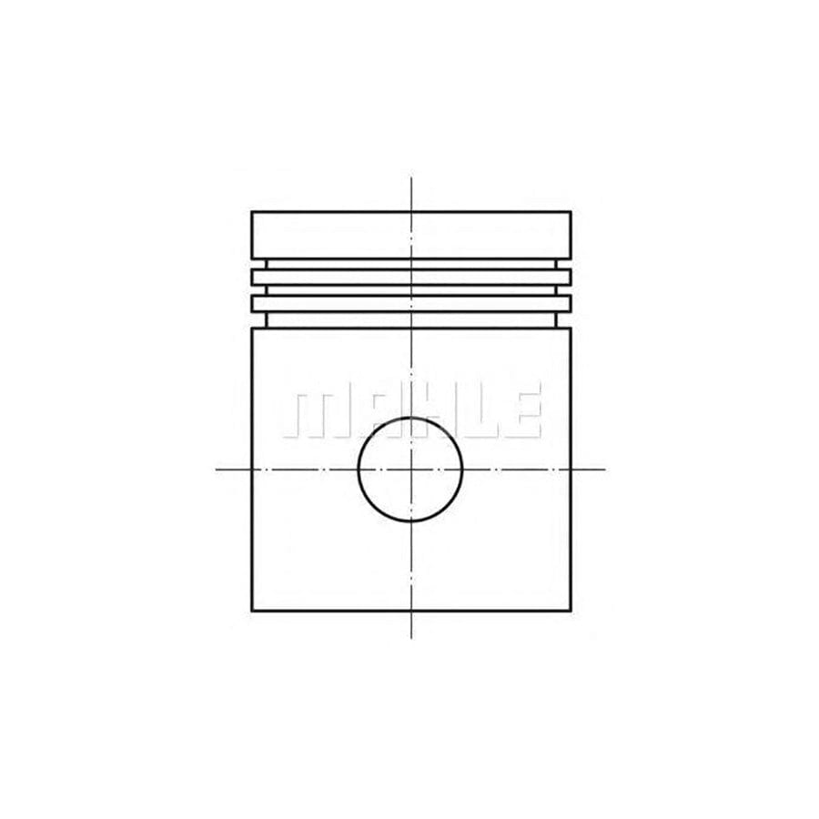 MAHLE ORIGINAL 029 67 00 Piston for VW LT 76,51 mm, with piston rings | Performance Parts DirectCar Parts