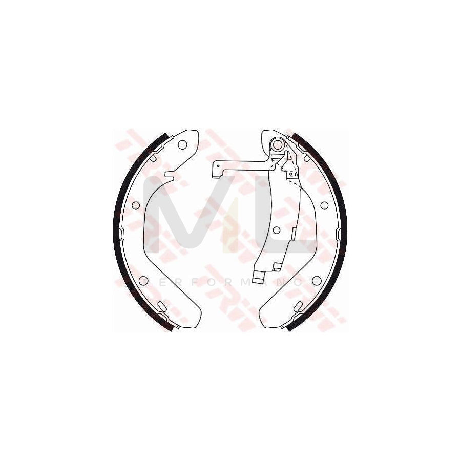 TRW GS8250 Brake Shoe Set | Performance Parts Direct Car Parts