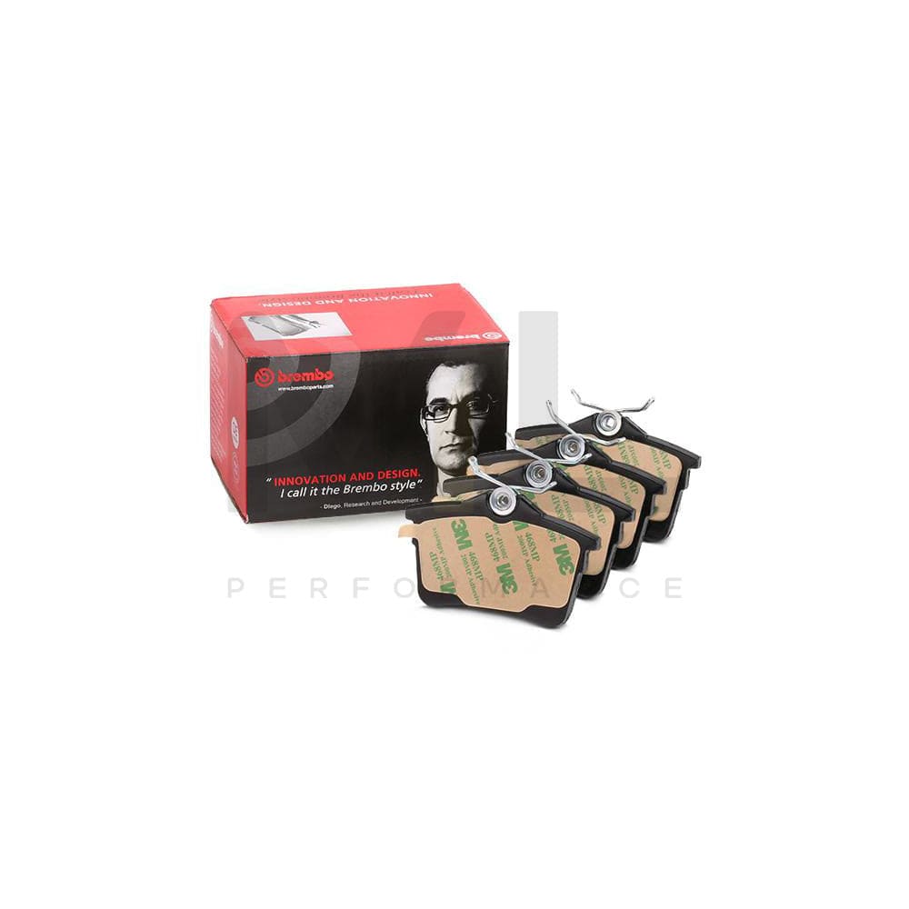 Brembo P 61 084 Brake Pad Set Excl. Wear Warning Contact, With Brake Caliper Screws