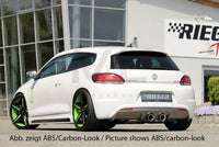 Rieger 00014113 VW 13 Mk3 Scirocco Rear Diffuser for Twin Tailpipe Centre -  Matte Black