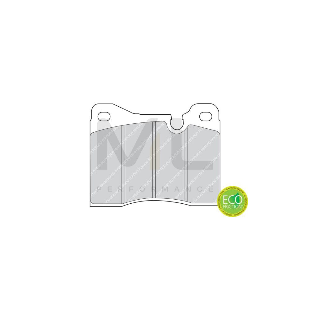 Ferodo Premier Eco Friction Fdb1836 Brake Pad Set With Acoustic Wear Warning, Without Accessories | Performance Parts Direct Car Parts