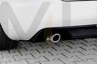 Rieger 00088075 Audi 8H A4 Rear Diffuser for Original Tailpipe Left & RIght - Glossy Black