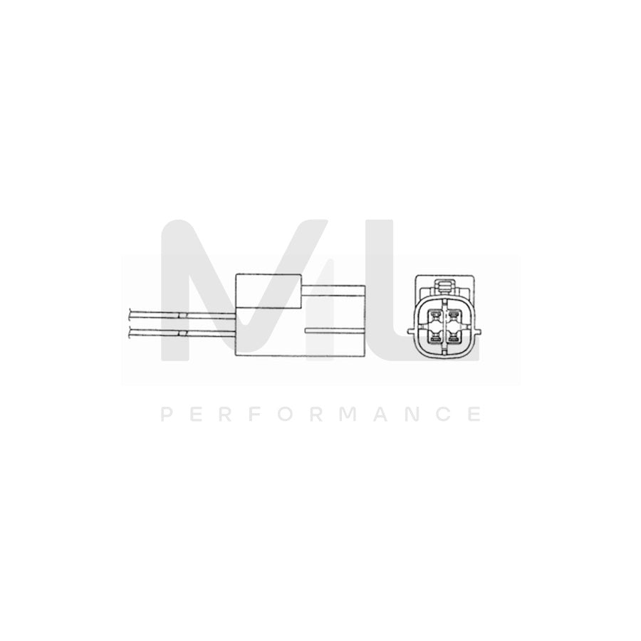 NTK Lambda Sensor / O2 Sensor (NGK 93931) - OZA843-EE1