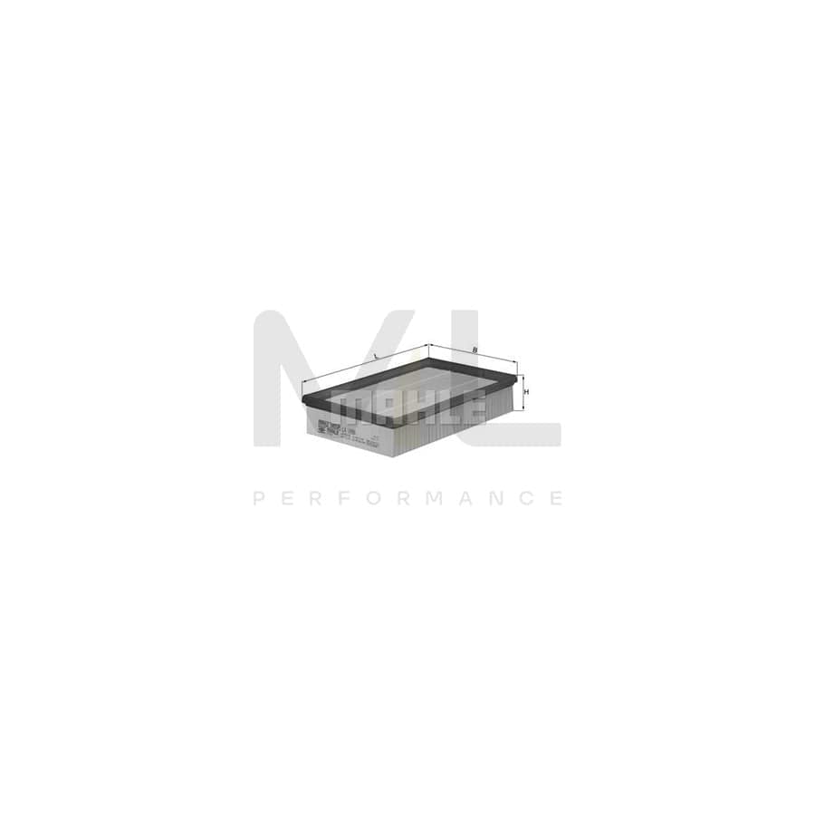 MAHLE ORIGINAL LX 1596 Air Filter Filter Insert | Performance Parts DirectCar Parts
