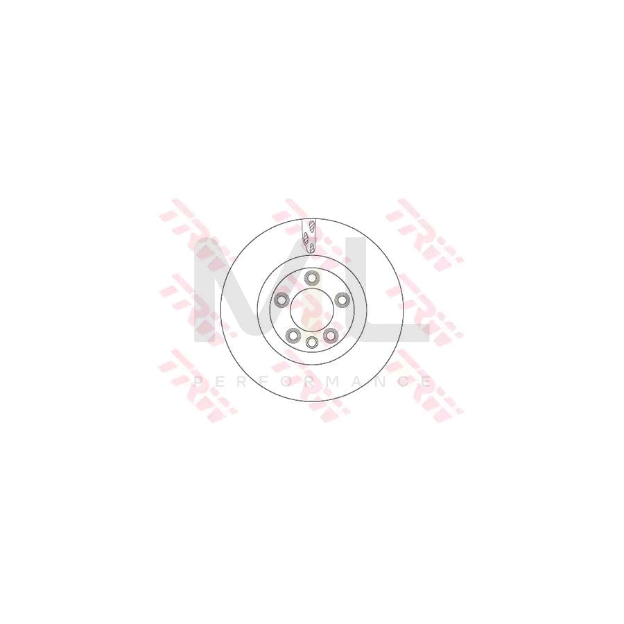 TRW DF6772S Brake Disc Vented, Painted | Performance Parts Direct Car Parts
