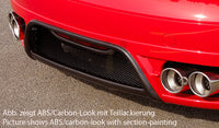 Rieger 00099050 Audi 8J TT Rear Diffuser for Twin Tailpipe Left & Right - Carbon-Look