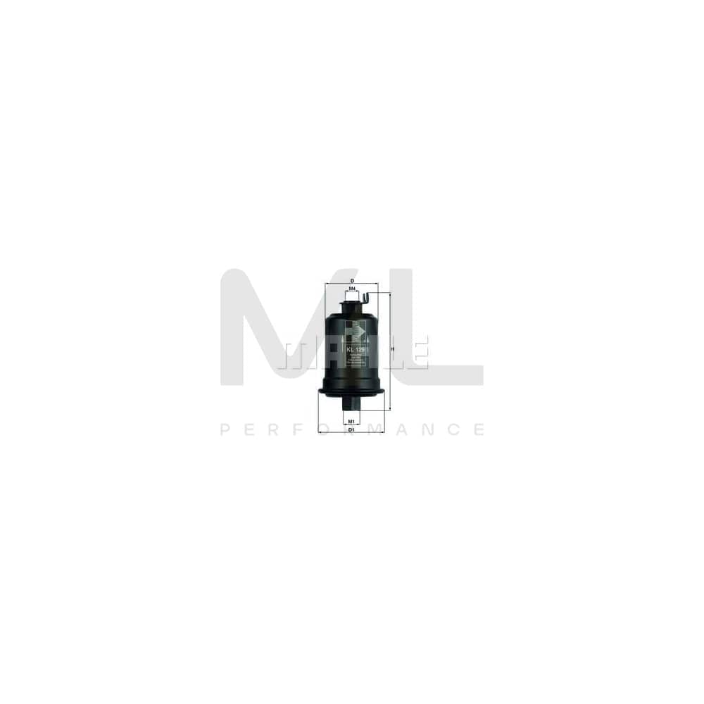 MAHLE ORIGINAL KL 129 Fuel filter In-Line Filter | Performance Parts DirectCar Parts