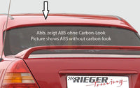 Rieger 00099208 Mercedes-Benz W202 C-Class Rear Window Cover - Carbon-Look