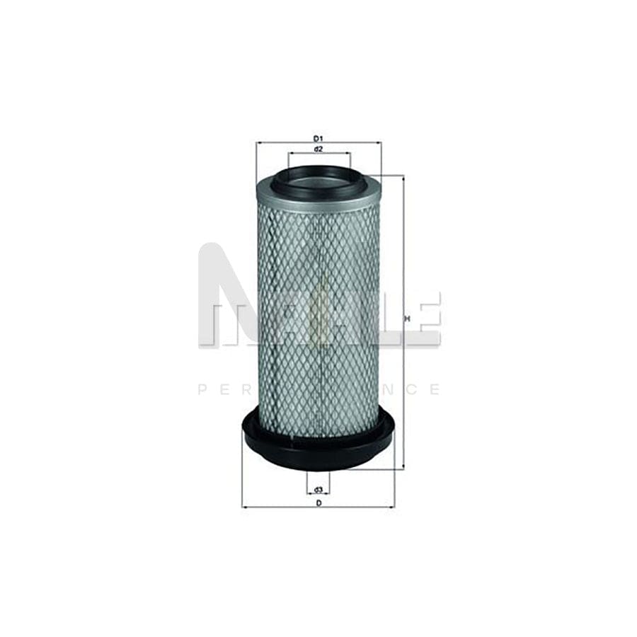 MAHLE ORIGINAL LX 53 Air Filter Filter Insert | Performance Parts DirectCar Parts