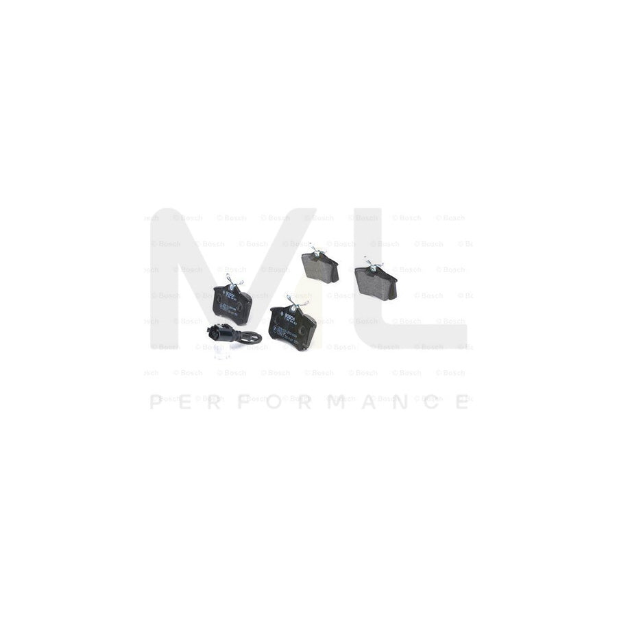 Bosch 0986424813 Brake Pad Set With Integrated Wear Sensor, With Anti-Squeak Plate, With Mounting Manual BP951 | Performance Parts Direct Car Parts