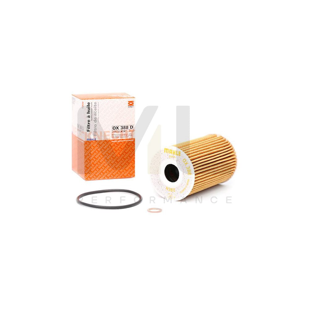 MAHLE ORIGINAL OX 388D Oil Filter Filter Insert | Performance Parts DirectCar Parts