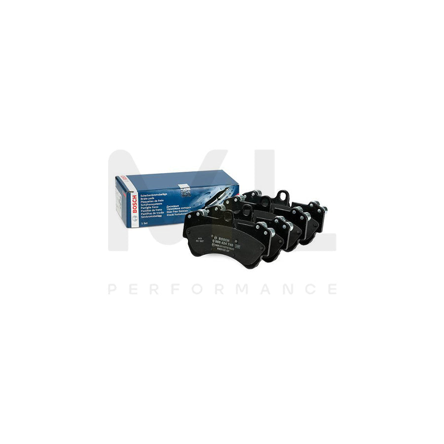 Bosch 0986424740 Brake Pad Set With Anti-Squeak Plate BP449 | Performance Parts Direct Car Parts