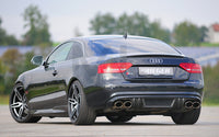 Rieger 00099087 Audi B8 B81 Rear Diffuser for Sport Tailpipe Left & Right (A5 & S5) - Carbon-Look